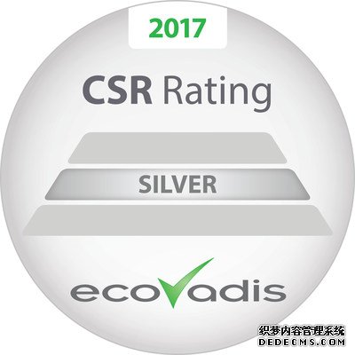 圣莱科特国际集团在全球企业社会责任排名中位居前10%的优秀者行列。该公司在6月5日世界环境日这天荣获第二个EcoVadis银奖